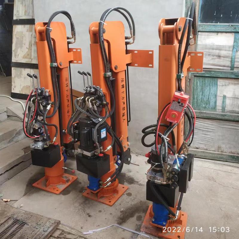 浠水县重汽蓝牌随车吊 3.2吨 国六动力强 液压驱动 农用自卸起重机
